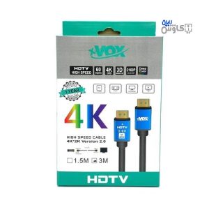 کابل HDMI طول 1.5متر برندXVOX (4K)